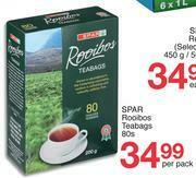 Spar Spar Rooibos Teabags-80s Per Pack offer