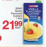 Spar Spar Vanilla Flavoured Custard-1Ltr Each offer