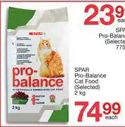 Spar Spar Pro-Balanced Cat Food (Selected)-2kg Each offer
