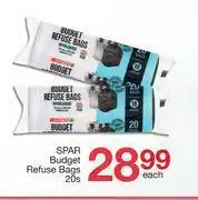 Spar Spar Budget Refuse Bags-20's Each offer