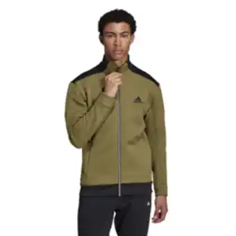 Totalsports Men's adidas z.n.e. sportswear primeblue green sports track top offer