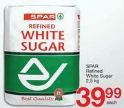 Spar Spar Refined White Sugar-2.5Kg Each offer