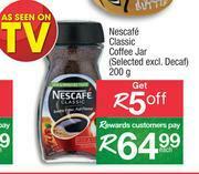 Spar Nescafe Classic Coffee Jar (Selected Excl. Decaf)-200g Each offer
