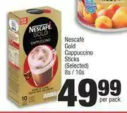 Spar Nescafe Gold Cappuccino Sticks (Selected)-8's/ 10's Per Pack offer