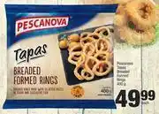 Pescanova Tapas Breaded Formed Rings-400g Each