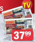 Spar Eskort Gold Medal Pork Sausages-375g Per Pack offer