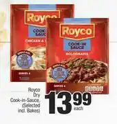 Spar Royco Dry Cook In Sauce (Selected Incl. Bakes)-Each offer