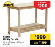 Builders Warehouse Builders econo utility bench 1.2m x 770mm x 500mm offer