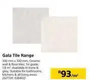 Builders Warehouse 1gala tile range 330mm x 330mm-per sqm offer