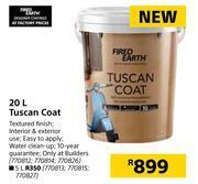 Builders Warehouse Fired earth tuscan coat-20l offer