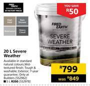 Builders Warehouse Fired earth severe weather-20l offer