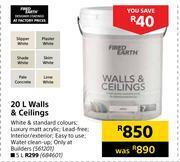Builders Warehouse Fired earth walls & ceilings-20l offer