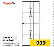 Builders Warehouse Xpanda diy econo scroll lock gate offer