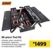Builders Warehouse Grip 86 piece tool kit offer