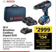 Builders Warehouse Bosch 18v brushless cordless impact drill offer