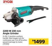Builders Warehouse Ryobi 2200w 230mm angle grinder g-232 offer