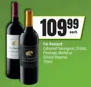 Spar Fat Bastard Cabernet Sauvignon, Shiraz,Pinotage,Merlot Or Golden Reserve-750ml Each offer