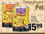 Spar Pampers Cat Food (Selected)-385g/ 400g Each offer