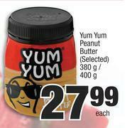Spar Yum Yum Peanut Butter (Selected)-380g/400g Each offer