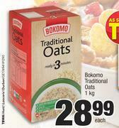 Spar Bokomo Traditional Oats-1Kg Each offer