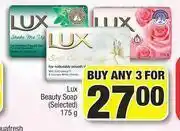 Spar Lux Beauty Soap (Selected)-For Any 3 x 175g offer
