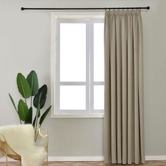 Messene taped or eyelet 60% blackout woven curtain