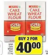 Spar Spar Cake Wheat Flour-For 2 x 2.5Kg offer