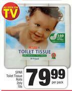 Spar Spar Toilet Tissue Rolls 2 Ply-18s Per Pack offer