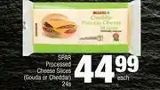 Spar Spar Processed Cheese Slices Gouda Or Cheddar-24s Each offer
