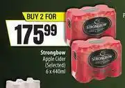 Spar Strongbow Apple Cider (Selected)-For 2 x 6 x 440ml offer