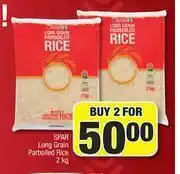 Spar Spar Long Grain Parboiled Rice-For 2 x 2Kg offer