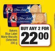 Spar Bakers Blue Label Marie Biscuits (Selected)-For Any 2 x 200g offer