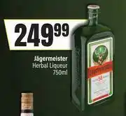 Jagermeister Herbal Liqueur-750ml
