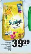 Spar Sunlight Hand Washing Powder (Selected)-2kg Each offer