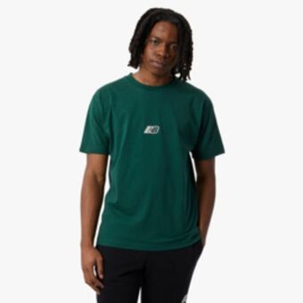 Sportscene New balance men's graphic bottle green t-shirt offer