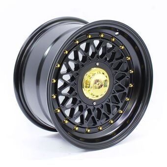 Autostyle 15″ hau061 4/100 & 4/114 matt black alloy wheels offer