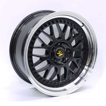 Autostyle 17″ hau098 5/100 gunmetal machine lip alloy wheels offer