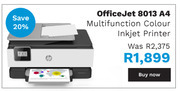 First Shop Hp officejet 8013 a4 multifunction colour inkjet printer offer