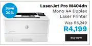 First Shop Hp laserjet pro m40 4dn mono a4 duplex laser printer offer