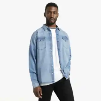 Markham Rj denim slim fit basic shirt offer