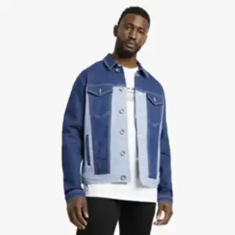 Markham Rj denim reg colourblock trucker jacket offer