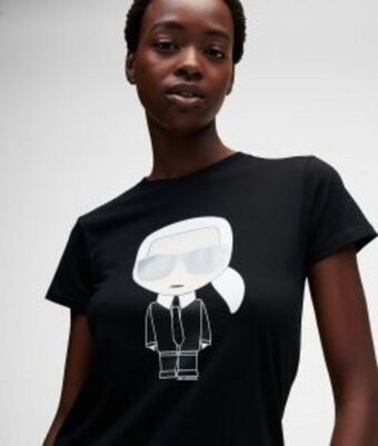 Ikonik karl t-shirt – black
