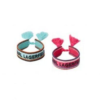 Europa Art Group K/woven set of two bracelets – blue/pink offer