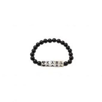 Europa Art Group K/beads karl letters bracelet – black offer