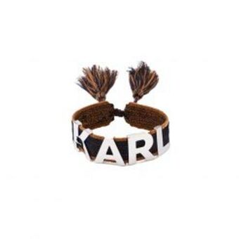 Europa Art Group K/woven karl logo bracelet – beige offer