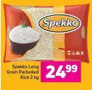 Game Spekko long grain parboiled rice-2kg offer