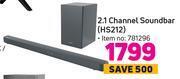 Game Hisense 2.1 channel soundbar hs212 offer