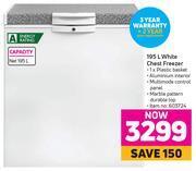 Game Defy 195l white chest freezer offer