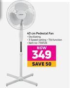 Game Logik 40cm pedestal fan offer