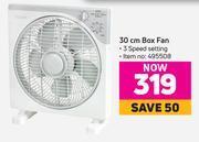 Game Logik 30cm box fan offer